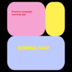 Promova language learning app interface showing English lessons and vocabulary practice