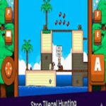 Mawkey The Last Macaw APK banner: colorful macaw parrot soaring through lush jungle ruins on survival quest.