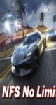 Need For Speed No Limits Mod APK racing gameplay and car customization screen